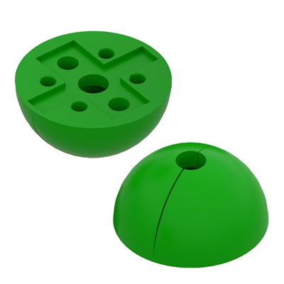 Green 8 Ton Urethane Plus Lifting Pin Recess for precast concrete lifting system